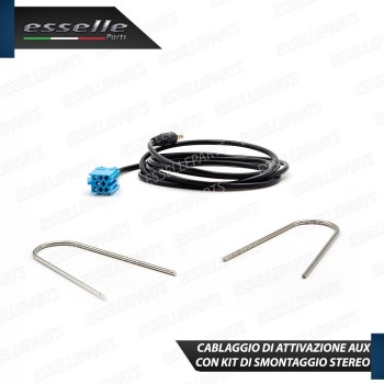 Cavo Aux + Bluetooth + Kit Smontaggio Stereo per Lancia Delta III Retrofit MP3