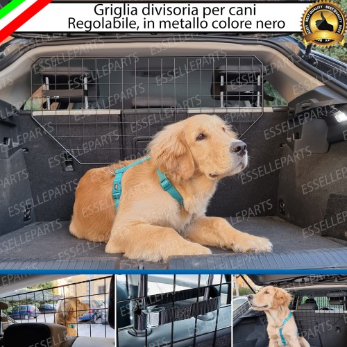 Griglia Divisoria Modulabile Bagagliaio Auto per Cani