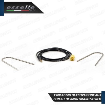 Cavo Attivazione Aux retrofit + Bluetooth Stereo per Fiat Punto Evo SENZA STEREO DELPHI