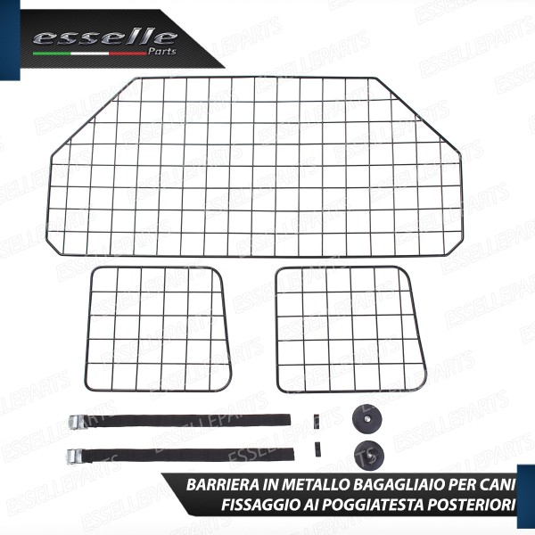 SOLO PER MODELLI STATION WAGON Griglia Divisoria Modulabile Bagagliaio Auto per Cani