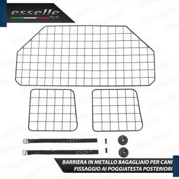 SOLO PER MODELLI STATION WAGON Griglia Divisoria Modulabile Bagagliaio Auto per Cani