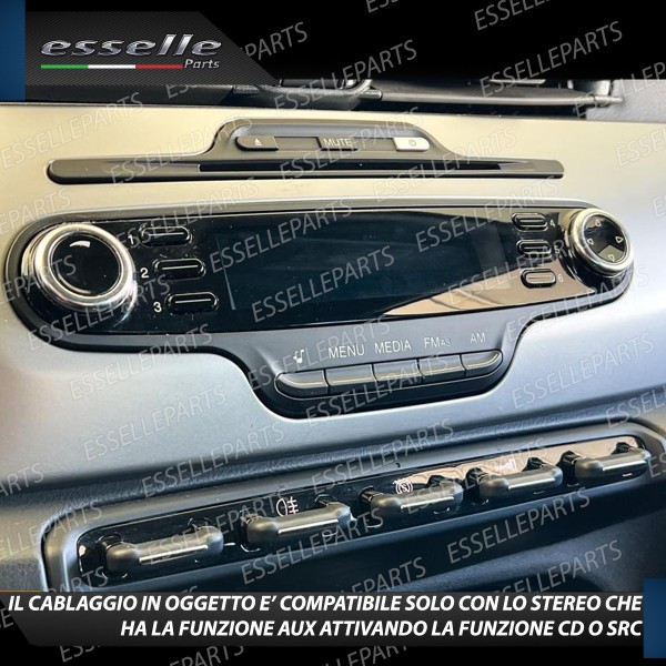 Cavo Aux Stereo Specifico per Alfa Romeo Giulietta Fino al 2013 Retrofit MP3