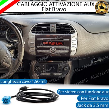Cavo Aux Stereo Specifico per Fiat Bravo MK2 Retrofit MP3