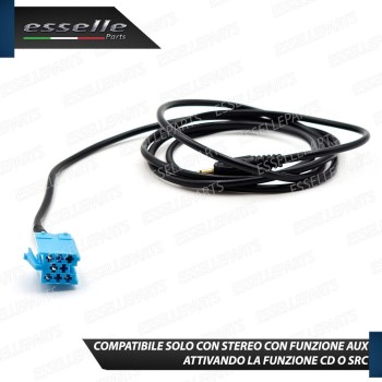Cavo Aux Stereo Specifico per Fiat Bravo MK2 Retrofit MP3