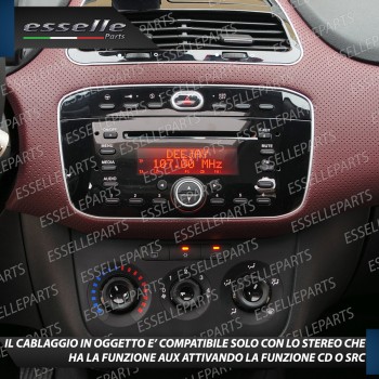 Cavo Attivazione Aux retrofit Stereo per Fiat Punto Evo SENZA STEREO DELPHI
