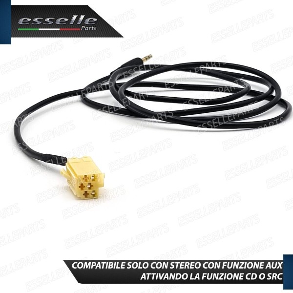 Cavo Aux + Kit Smontaggio Stereo Specifico per Lancia Ypsilon Retrofit MP3