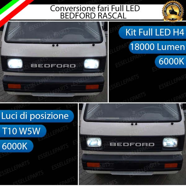 Conversione Fari Full LED 18000LM + 330LM per BEDFORD RASCAL