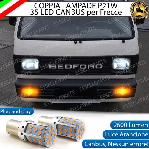 Coppia Frecce Anteriori P21W 35 LED Canbus BEDFORD RASCAL