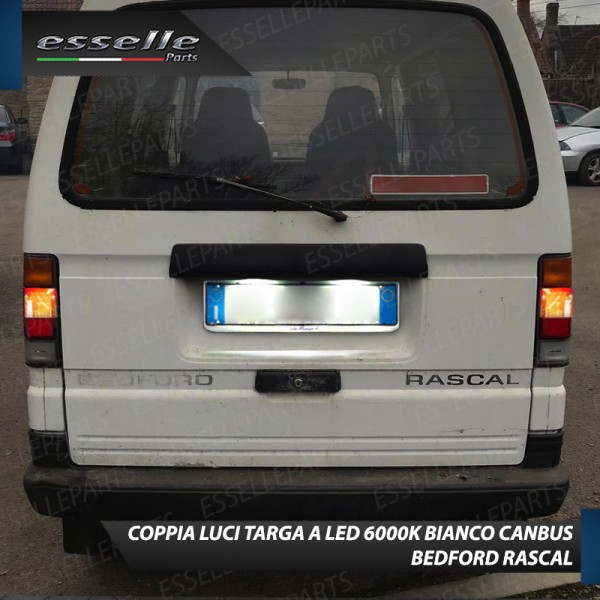 Luci Targa Led Canbus BEDFORD RASCAL 6000K Luce Bianca No Error
