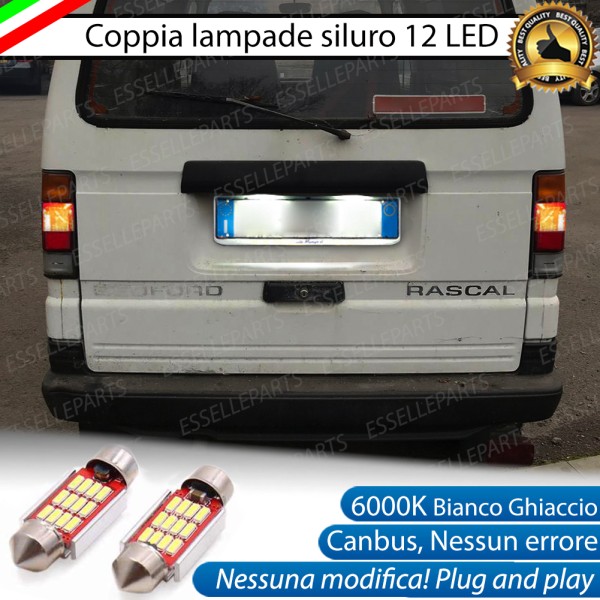 Luci Targa 12 LED Canbus 6000K per BEDFORD RASCAL