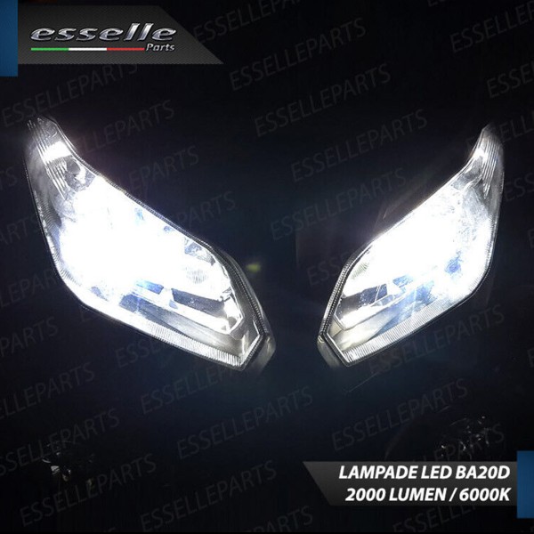 Lampade BA20D 2000 LUMEN Anabbagliante Abbagliante Benelli Velvet 150 2011-2013