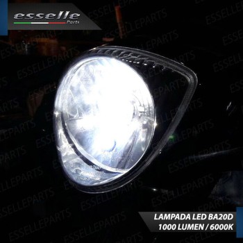 Lampada BA20D 1000 LUMEN per Derbi Senda 50 2003-2004 Racer R
