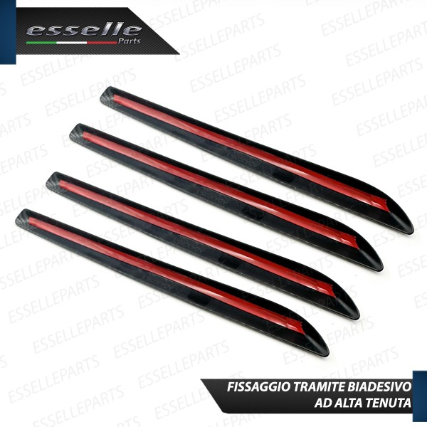 4 x Modanature Portiere interne in Carbon Look per AUDI A3 8V