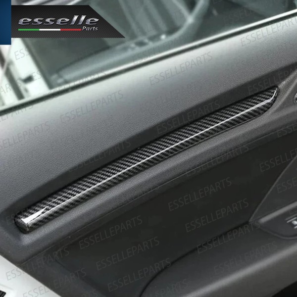 4 x Modanature Portiere interne in Carbon Look per AUDI A3 8V
