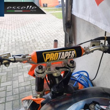 Paracolpi Protaper Nero ARANCIONE per Manubrio Enduro Cross in Schiuma Paracolpi Protaper Nero ARANCIONE per Manubrio Enduro Cross in Schiuma