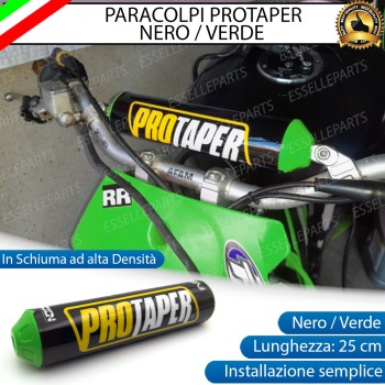 Paracolpi Protaper Nero VERDE per Manubrio Enduro Cross in Schiuma Paracolpi Protaper Nero VERDE per Manubrio Enduro Cross in Schiuma