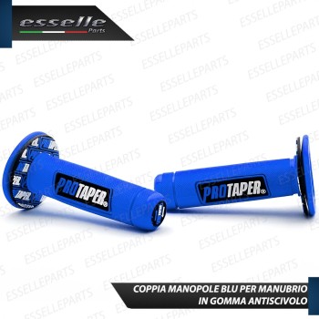 Manopole Antiscivolo - BLU - specifiche per moto, motorini, scooter, quad Manopole Antiscivolo - BLU - specifiche per moto, motorini, scooter, quad