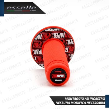 Manopole Antiscivolo - ROSSO - specifiche per moto, motorini, scooter, quad Manopole Antiscivolo - ROSSO - specifiche per moto, motorini, scooter, quad