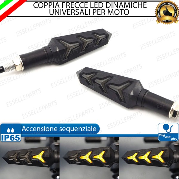 Coppia Frecce LED con accensione Dinamica o Statica ARANCIONE per KTM