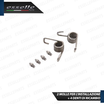 Coppia Di Pedane Poggiapiedi Maggiorate BLU in Ergal con Denti INOX per moto Coppia Di Pedane Poggiapiedi Maggiorate BLU in Ergal con Denti INOX per moto