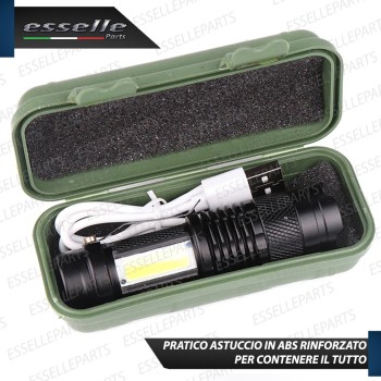 Torcia tattica Tascabile con Batteria Ricaricabile per Cagiva