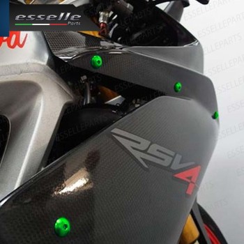 Set 195 Pezzi Bulloni Carene - VERDE LUCIDO - in metallo specifici per YAMAHA