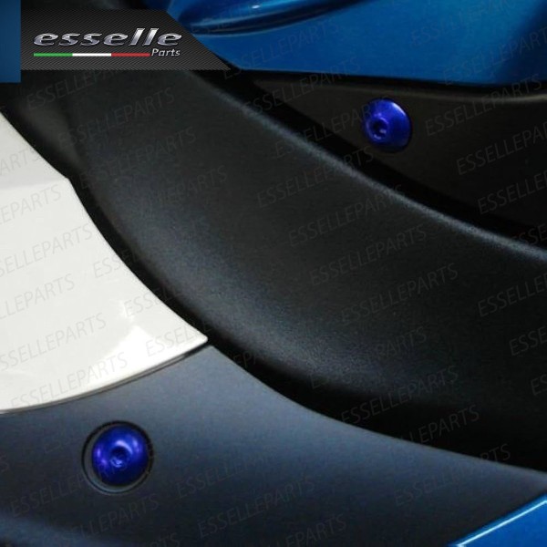 Set 195 Pezzi Bulloni Carene - BLU LUCIDO - in metallo specifici per SUZUKI