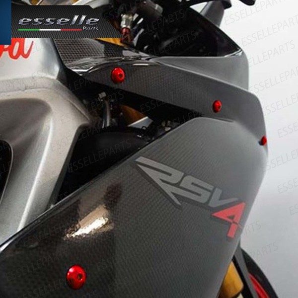 Set 195 Pezzi Bulloni Carene - ROSSO LUCIDO - in metallo specifici per BENELLI