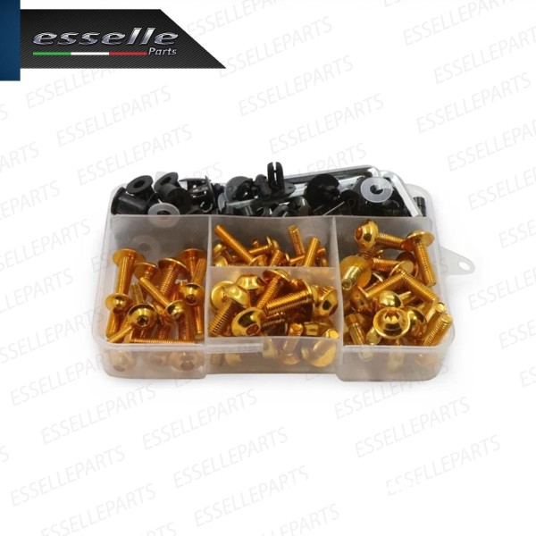 Set 195 Pezzi Bulloni Carene - ORO LUCIDO - in metallo specifici per BENELLI