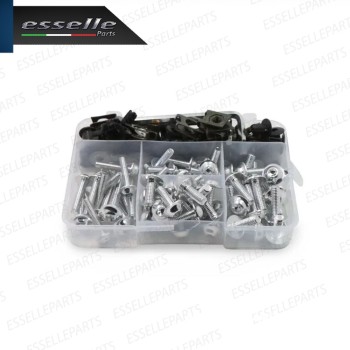 Set 195 Pezzi Bulloni Carene GRIGIO SILVER in metallo specifici per BENELLI