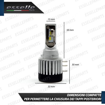 Kit LED H15 7200 CANBUS LUMEN 6000K Bianco Ghiaccio