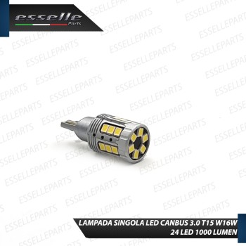 Lampada SINGOLA T15 W16W 24 Led Canbus 1000 Lumen 6000K Bianco ghiaccio