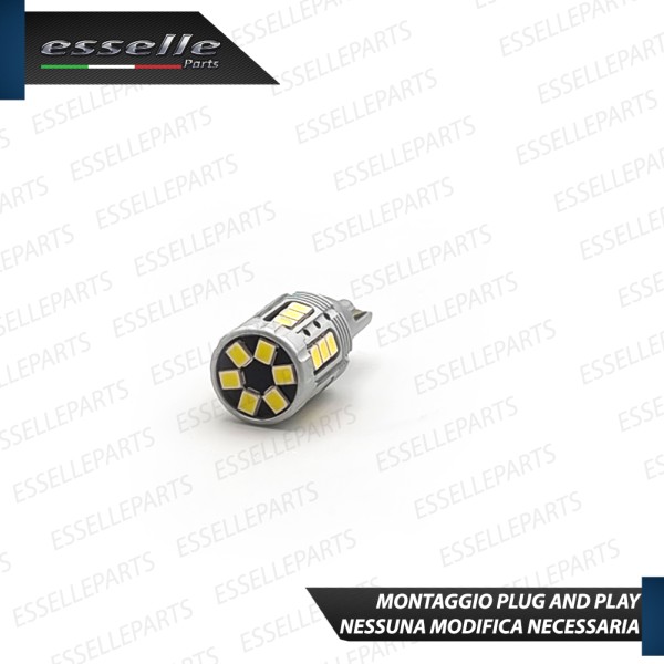 Lampada SINGOLA T15 W16W 24 Led Canbus 1000 Lumen 6000K Bianco ghiaccio