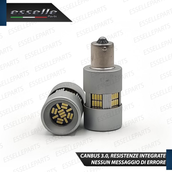 Coppia Lampade P21W 135 LED Canbus 3.0 1300 Lumen 6000K Bianco Ghiaccio