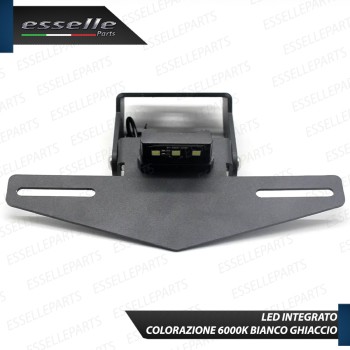 Portatarga Porta Targa Led Regolabile Reclinabile Nero per KTM DUKE 390