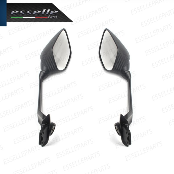 Coppia Specchietti Retrovisori Carbon Look per Yamaha T-MAX 530