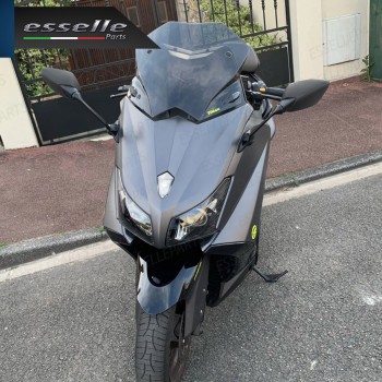 Coppia Specchietti Retrovisori Carbon Look per Yamaha T-MAX 530