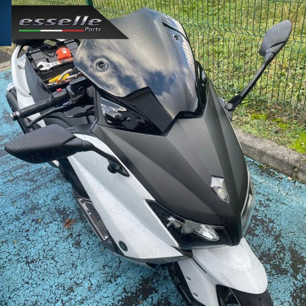Coppia Specchietti Retrovisori Carbon Look per Yamaha T-MAX 530