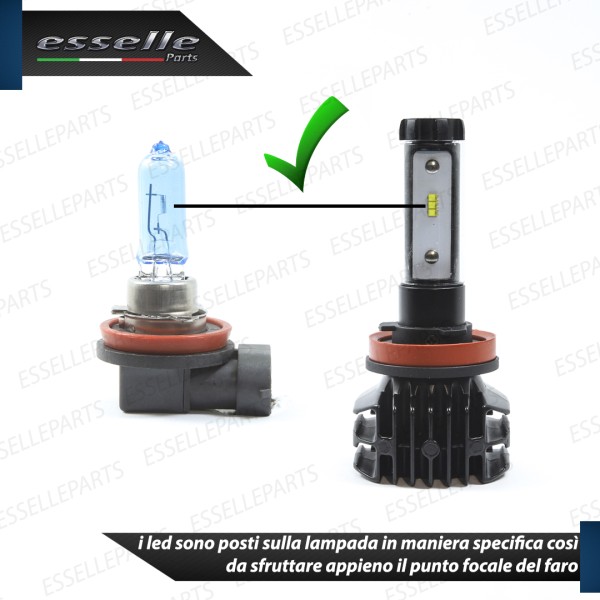 Conversione Per Fari Full Led H11 Aprilia Srv 850 2011-2016