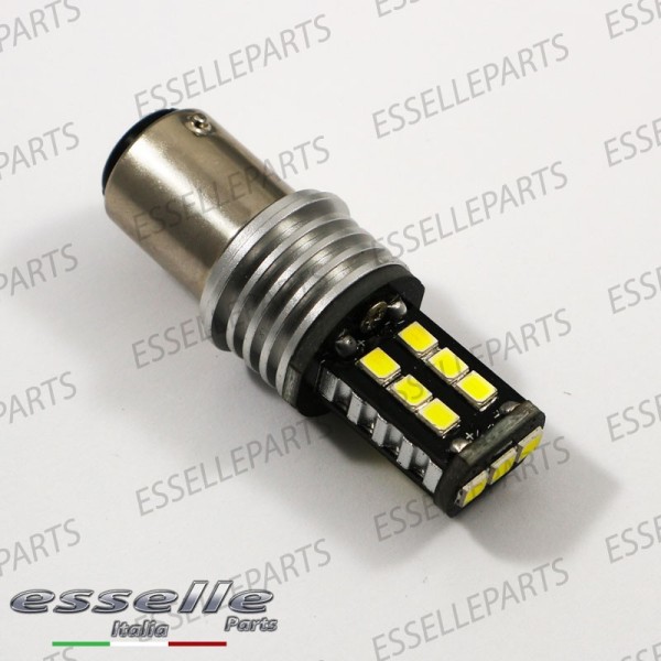 Lampada SINGOLA BAY15D 15 LED Canbus 6000K Bianco Ghiaccio