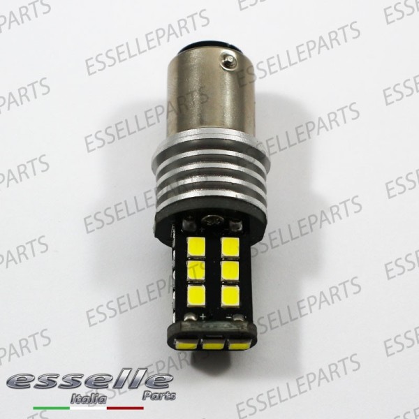 Lampada SINGOLA BAY15D 15 LED Canbus 6000K Bianco Ghiaccio