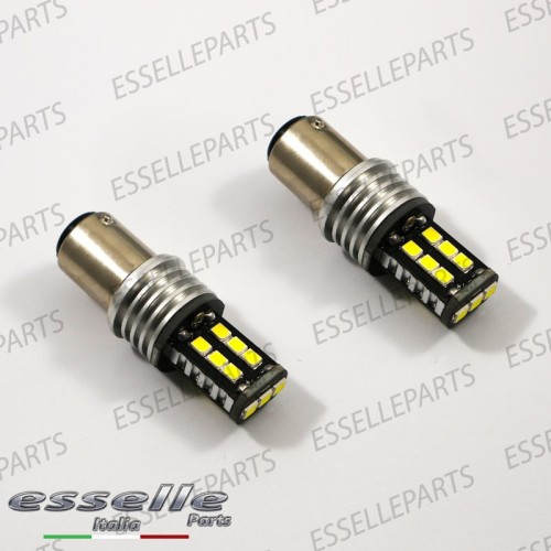 Coppia lampade BAY15D 15 LED Canbus 6000K Bianco Ghiaccio