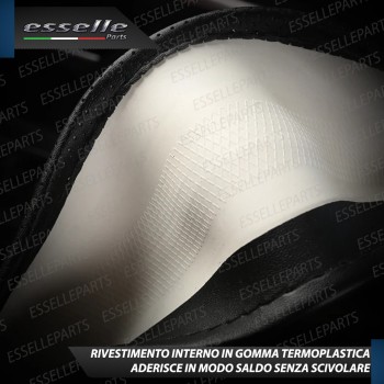 Coprivolante Cover Effetto Pelle Nero con cuciture Rosse per Peugeot 2008 MK2 II