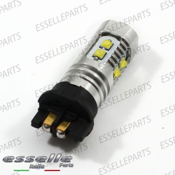 Lampada SINGOLA PW24W 10 LED CREE Canbus 6000K bianco ghiaccio