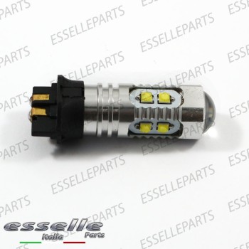 Lampada SINGOLA PW24W 10 LED CREE Canbus 6000K bianco ghiaccio