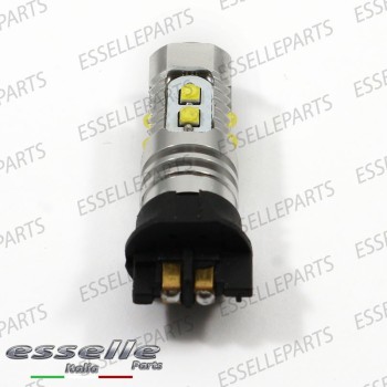 Lampada SINGOLA PW24W 10 LED CREE Canbus 6000K bianco ghiaccio