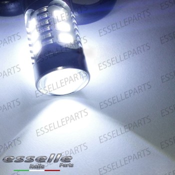 Lampada SINGOLA PW24W 10 LED CREE Canbus 6000K bianco ghiaccio