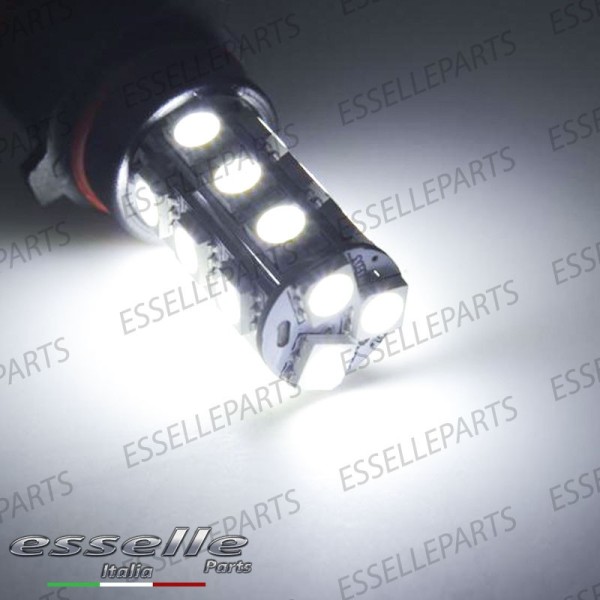 Lampada SINGOLA P13W 18 LED 5050 Canbus 6000K bianco ghiaccio