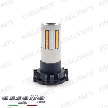 Lampada SINGOLA PY24W 66 LED Canbus 3.0 luce arancione / ambra