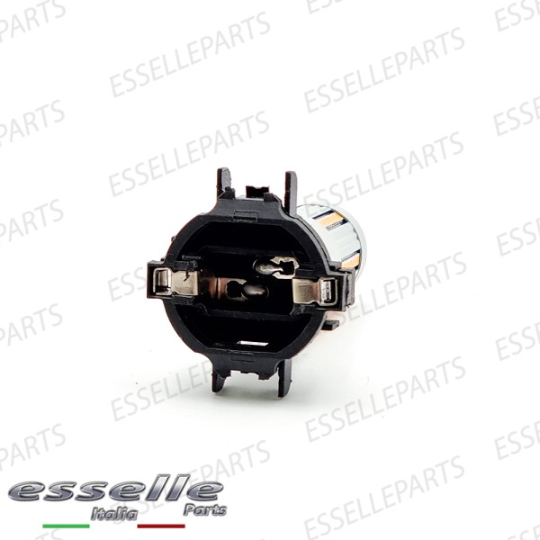 Lampada SINGOLA PY24W 66 LED Canbus 3.0 luce arancione / ambra